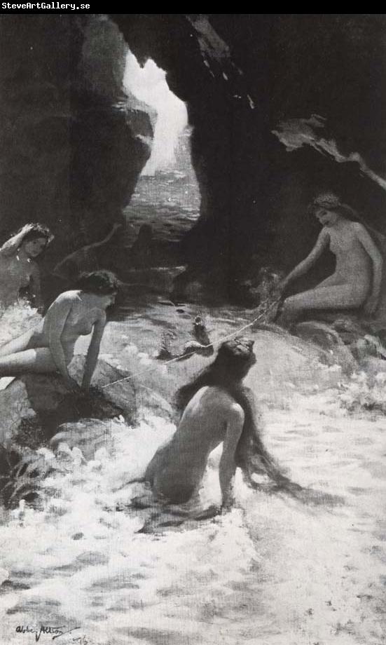 Aby Altson Nymphs in grotto